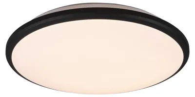 Produktbild von Reality Leuchten LED Deckenleuchte Limbus R67021132, Kunststoff Schwarz matt, inkl. 20.5 Watt LED, Switch Dimmer