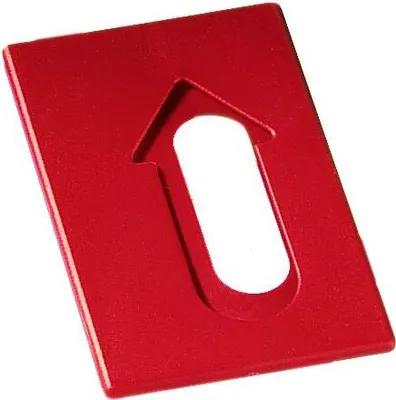 Produktbild von Kartenhülle "Plastic Card" standard-rot