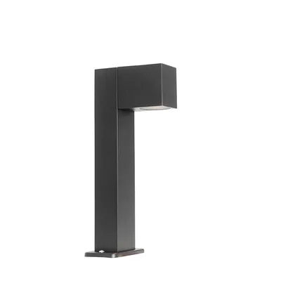 Produktbild von QAZQA - Industrie I Vintage I Industrie I Vintage I stehende Außenlampe schwarz 35 cm IP44 - Baleno I Außenbeleuchtung - Aluminium Länglich - LED geeignet GU10