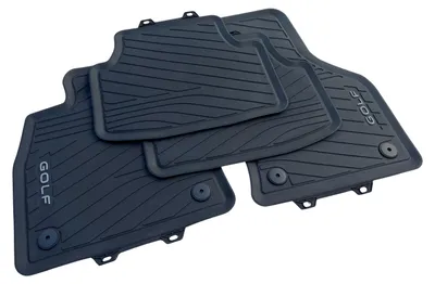 Produktbild von VW Golf 8 Variant Gummimatten Fußmatten Gummi schwarz Allwetter vorne hinten