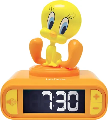Obrázek produktu pro 3D noční světlo s budíkem Tweety se zvukovými efekty