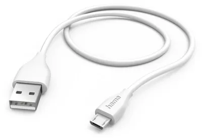 Immagine prodotto di Hama 00125102 Cavo USB 1,5 m USB 2.0 USB A Micro-USB B Bianco (00125102)