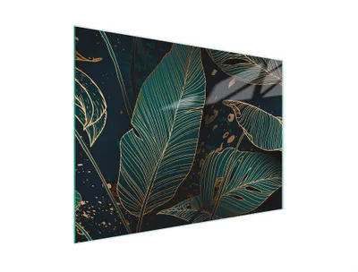 Produktbild von Glasschneidebrett 30x22 Blätter