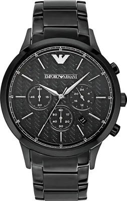 Produktbild von Emporio Armani Renato Herrenuhr Chronograph schwarz AR2485