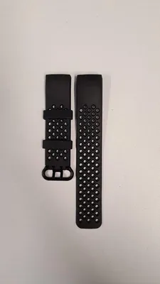 Zdjęcie produktu dla Go Go Gadget - Silikonowy sportowy pasek do zegarków FitBit Charge 3 i 4 - czarny - rozmiar L