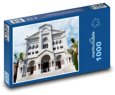 Obrázok produktu pre Puzzle 1000 Katedrála v Monaku - martinpuzzle