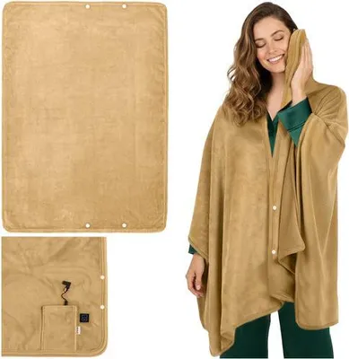 Produktbild von Elektrische Heizdecke, USB-betrieben, 160 x 90 cm, Beige