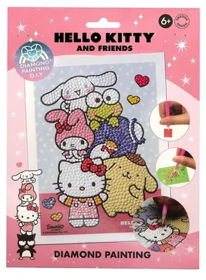 Produktbild von Micki Hello Kitty Diamond Painting Bastelset für Kinder