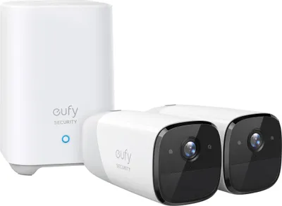 Immagine prodotto di Eufy eufyCam 2 Pro - Telecamera di sicurezza di rete - per esterni, interni - resistente alle intemperie - a colori (giorno e notte) - audio - wireless - Wi-Fi - con Eufy HomeBase 2 (confezione da 2)