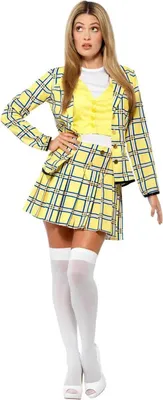 Obrázok produktu pre Clueless - Kostým "Cher" - Dámsky SM2872 (S) (Žltá/modrá/biela)
