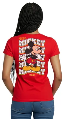 Produktbild von Mickey & Minnie Mickey Mouse Original 1928 Frauen T-Shirt, L, Rot