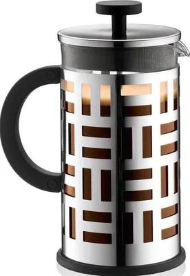 Image de Cafetière française en acier inoxydable brillant, 10 l