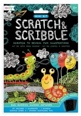 Image de Ooly Zdrapywanki Mini Scratch & Scribble - Owady
