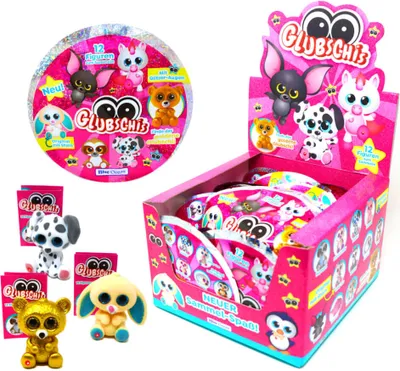 Produktbild von Blue Ocean Glubschis Sammelfiguren Serie 1 - Glubschi Glitzer Figur - 1 Display (20 Tüten)