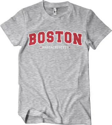 Obrázok produktu pre Boston - Massachusetts T-Shirt - Medium - HeatherGrey