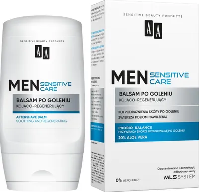 Image de Men Sensitive baume après-rasage apaisant et régénérant 100ml