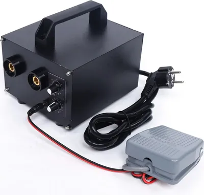 Immagine prodotto di Saldatore a punti portatile, potenza 6700 W, corrente di saldatura regolabile, nero