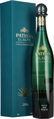 Produktbild von Patrón El Alto Reposado Tequila 100% de Agave 40% Vol. 0,7l