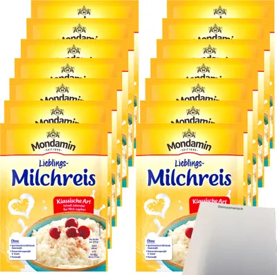 Produktbild von Mondamin Milchreis klassische Art VPE (14x125g Karton) + usy Block