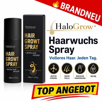 Produktbild von HaloGrow™ Haarwuchs Spray Haarwachstumsspray Haarverdichtung für volleres Haar!