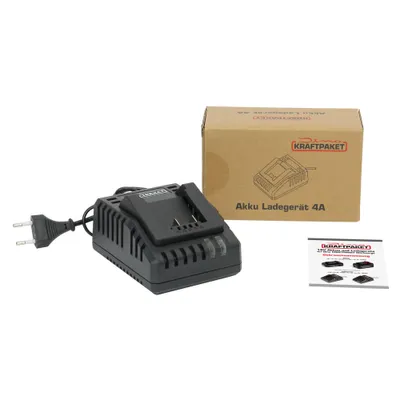 Produktbild von Dino KRAFTPAKET Ladegerät für18V 4Ah Lithium Li-Ion Akku, passend zum Dino KRAFTPAKET 18 Volt-Akkusystem (Ohne Akku)