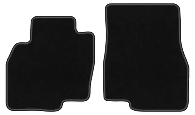 Image de Tapis avant en moquette pour Mitsubishi Grandis 2004-2010 (monospace) – 2 pièces, noirs, sur mesure – Wielganizator BASIC
