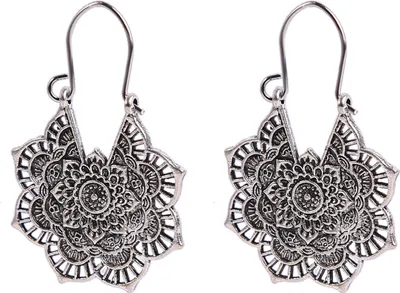 Produktbild von 1 Paar Ohrringe Vintage Tropfen Modische lange böhmische Ohrringe Set Boho Schmuck für Reisen-4