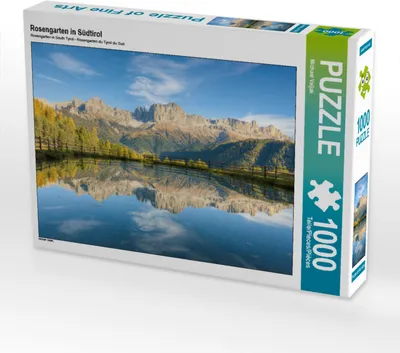 Produktbild von CALVENDO Puzzle Rosengarten in Südtirol | 1000 Teile Lege-Größe 64x48cm Foto-Puzzle für glückliche Stunden