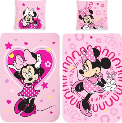 Produktbild von Minnie Mouse Sweet Pink Bettwäsche Biber / Flanell