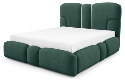 Produktbild von Polsterbett mit Bettkasten Puffra Türkisbucht 120 × 200 cm