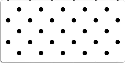 Produktbild von Schreibtischmatte Tischunterlage 120x60 cm Mauspad - Schwarze Punkte