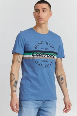 Produktbild von BLEND BHAdamus - 20714724ME Herren T-Shirt Longshirt Basic