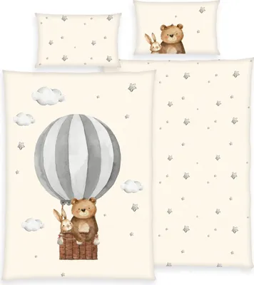 Produktbild von HERDING babybest® Bettwäsche – Ballonfahrt