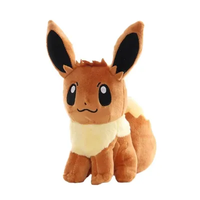 Produktbild von Evoli Plüschtier 20cm – Pokémon Kuscheltier weich & detailreich – Stofftier Sammelfigur Geschenk für Kinder & Fans