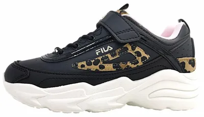 Produktbild von Fila Skye V Kinderschuhe Mädchen Halbschuhe Klettschuh Schwarz Freizeit