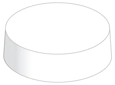 Produktbild von Glasabdeckungen aus hochwertigem Karton in Weiss, Ø 80 mm, 200 Stück