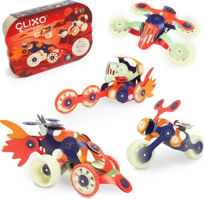 Immagine prodotto di Magnetic Construction Set - GIPSY TOYS - MARS ROVERS - 30 pieces - Glows in the dark - Ages 6+