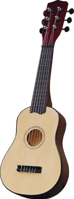 Produktbild von 68402042 Boogie Bee Holzgitarre 55 cm mit 6 Saiten
