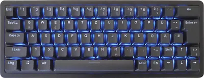 Obrázek produktu pro Mountain Everest 60, Kabel, USB, Mechanický spínač, QWERTZ, RGB LED, Černá