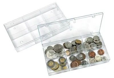 Produktbild von 10 Stück Sortimentskästen 194x101x30 -. 6 Fächer