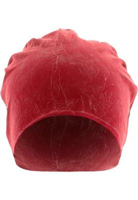 Zdjęcie produktu dla Urban Classics Stonewashed Jersey Beanie - bordowa