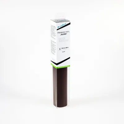 Produktbild von craftcut G07 Plotterfolie glänzend BROWN 30,5 x 300 cm