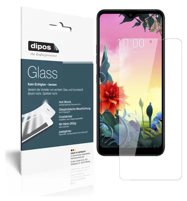 Zdjęcie produktu dla 2 folie ochronne do LG K50S - antyuderzeniowa, twarda folia szklana dipos (1x przód + 1x tył)