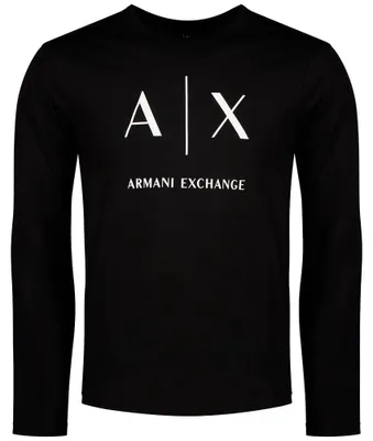 Produktbild von Armani Exchange Xm002684_af10356 Langarm-t-shirt Schwarz M Mann Schwarz M