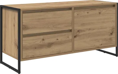 Image de Meuble TV Chêne artisan 100 x 36 x 49.5 cm Bois d'ingénierie