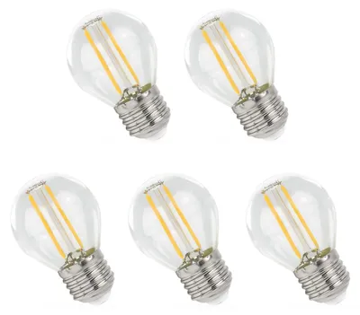 Produktbild von Spectrum E27 LED-Lampe P45 1W 110lm 4000K neutralweiß 5 Stück