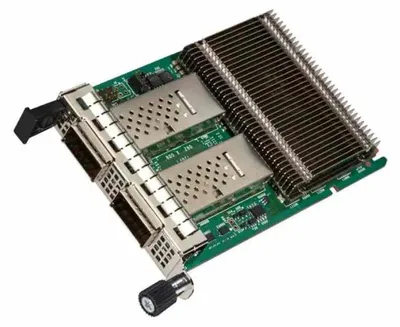 Produktbild von Intel E830-CQDA2 (OCP 3.0), Eingebaut, Kabelgebunden, PCI Express, Faser, 200000 Mbit/s, Grün, Silber