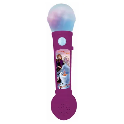 Image de Microphone Lumineux avec Mélodies et Effets Sonores Reines des Neiges