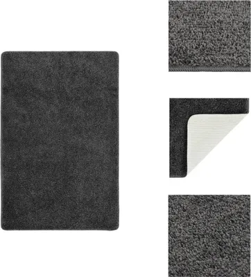 Immagine prodotto di tappeto vidaXL Shaggy grigio scuro 200x290 cm Antiscivolo - Tappeti