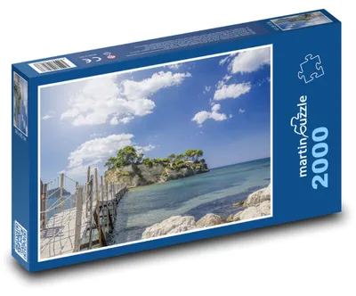 Obrázek produktu pro Puzzle 2000 Zakynthos - moře a molo - martinpuzzle
